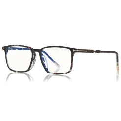 Tom Ford Eyewear Tom Ford - Blue Block Optical Glasses - Square Optical Glasses - Light Havana - FT5607-B - Optical Glasses - - Avvenice^ Sunglasses & Eyewear