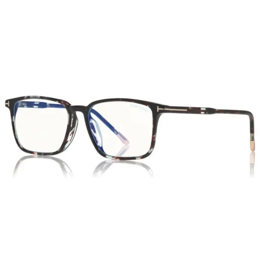 Tom Ford Eyewear Tom Ford - Blue Block Optical Glasses - Square Optical Glasses - Light Havana - FT5607-B - Optical Glasses - - Avvenice^ Sunglasses & Eyewear
