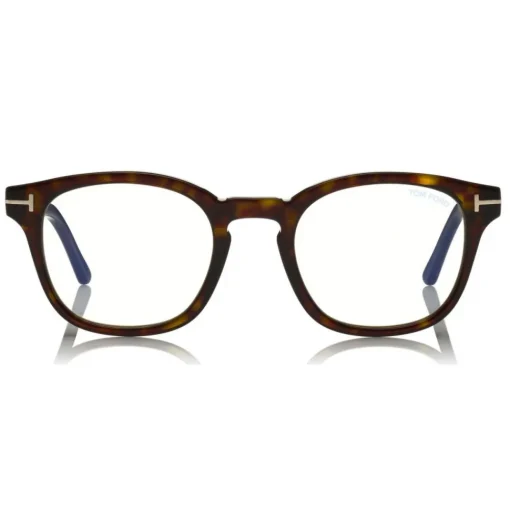 Tom Ford Eyewear Tom Ford - Blue Block Optical Glasses - Round Optical Glasses - Dark Havana - FT5532-B - Optical Glasses - - Avvenice