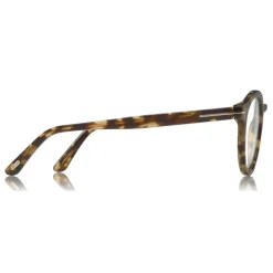 Tom Ford Eyewear Tom Ford - Blue Block Optical Glasses - Round Optical Glasses - Light Havana - FT5529-B - Optical Glasses - - Avvenice