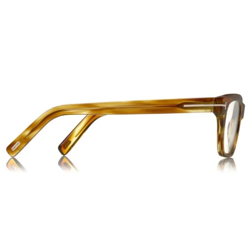 Tom Ford Eyewear Tom Ford - Blue Block Optical Glasses - Square Optical Glasses - Opal Honey - FT5536-B - Optical Glasses - - Avvenice^ Sunglasses & Eyewear