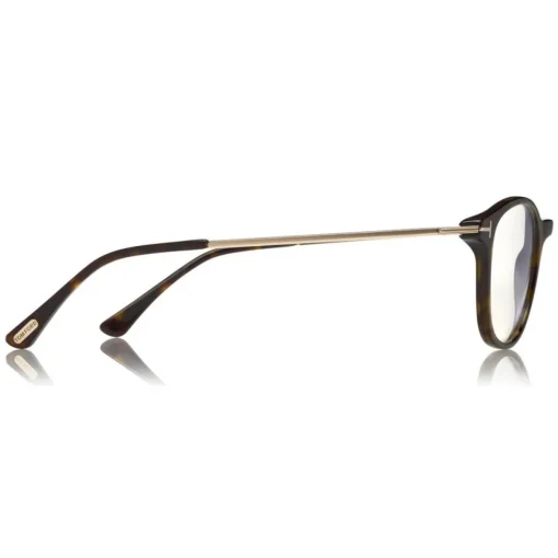 Tom Ford Eyewear Tom Ford - Blue Block Optical Glasses - Round Optical Glasses - Dark Havana - FT5553-B - Optical Glasses - - Avvenice