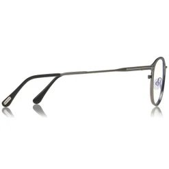 Tom Ford Eyewear Tom Ford - Blue Block Optical Glasses - Round Metal Optical Glasses - Brown - FT5528-B - Optical Glasses - - Avvenice^ Sunglasses & Eyewear