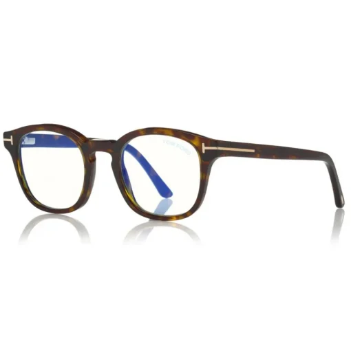 Tom Ford Eyewear Tom Ford - Blue Block Optical Glasses - Round Optical Glasses - Havana - FT5532-B - Optical Glasses - - Avvenice^ Sunglasses & Eyewear