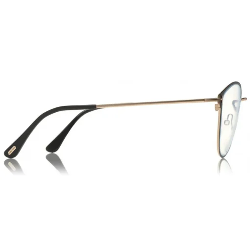 Tom Ford Eyewear Tom Ford - Blue Block Optical Glasses - Round Metal Optical Glasses - Black - FT5573-B - Optical Glasses - - Avvenice^ Sunglasses & Eyewear