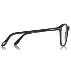 Tom Ford Eyewear Tom Ford - Blue Block Optical Glasses - Round Acetate Optical Glasses - Black - FT5481-B - Optical Glasses - - Avvenice^ Sunglasses & Eyewear