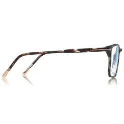 Tom Ford Eyewear Tom Ford - Blue Block Optical Glasses - Square Optical Glasses - Light Havana - FT5607-B - Optical Glasses - - Avvenice^ Sunglasses & Eyewear