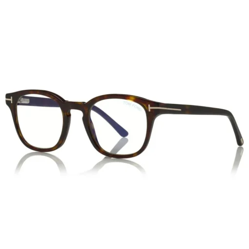 Tom Ford Eyewear Tom Ford - Blue Block Optical Glasses - Round Optical Glasses - Dark Havana - FT5532-B - Optical Glasses - - Avvenice