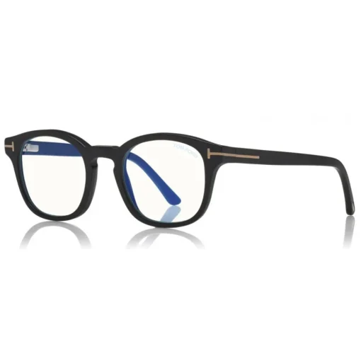 Tom Ford Eyewear Tom Ford - Blue Block Optical Glasses - Round Optical Glasses - Matte Black - FT5532-B - Optical Glasses - - Avvenice