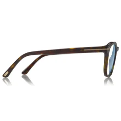 Tom Ford Eyewear Tom Ford - Blue Block Optical Glasses - Round Optical Glasses - Havana - FT5532-B - Optical Glasses - - Avvenice^ Sunglasses & Eyewear
