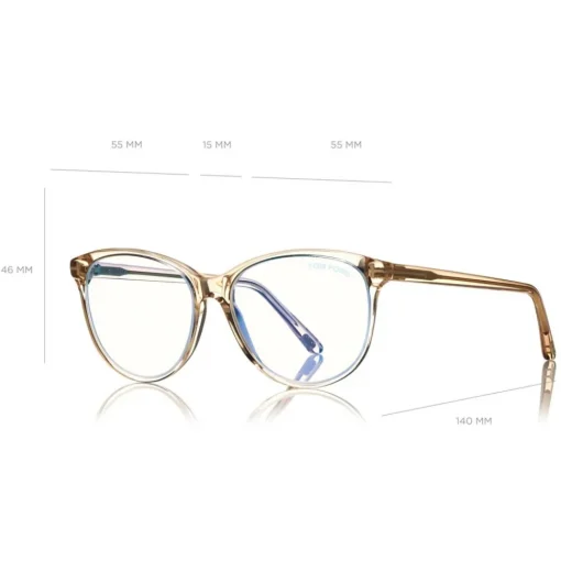 Tom Ford Eyewear Tom Ford - Blue Block Optical Glasses - Cat-Eye Optical Glasses - Pink Ice  - FT5544-B - Optical Glasses - - Avvenice^ Sunglasses & Eyewear