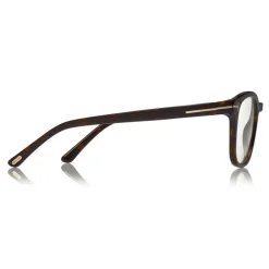 Tom Ford Eyewear Tom Ford - Blue Block Optical Glasses - Round Optical Glasses - Dark Havana - FT5532-B - Optical Glasses - - Avvenice