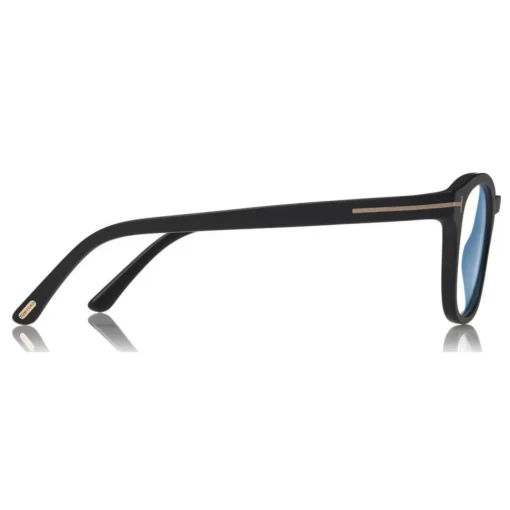 Tom Ford Eyewear Tom Ford - Blue Block Optical Glasses - Round Optical Glasses - Matte Black - FT5532-B - Optical Glasses - - Avvenice
