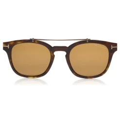 Tom Ford Eyewear Tom Ford - Blue Block Optical Glasses - Round Optical Glasses - Dark Havana - FT5532-B - Optical Glasses - - Avvenice