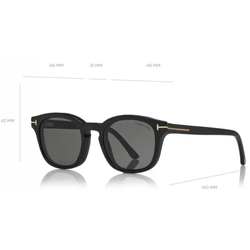 Tom Ford Eyewear Tom Ford - Blue Block Optical Glasses - Round Optical Glasses - Matte Black - FT5532-B - Optical Glasses - - Avvenice