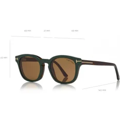 Tom Ford Eyewear Tom Ford - Blue Block Optical Glasses - Round Optical Glasses - Havana - FT5532-B - Optical Glasses - - Avvenice^ Sunglasses & Eyewear