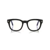 Tom Ford Eyewear Tom Ford - Blue Block Square Optical Glasses - Square Optical Glasses - Black - FT5542-B - Optical Glasses - - Avvenice