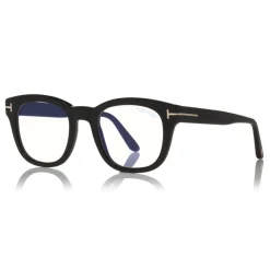 Tom Ford Eyewear Tom Ford - Blue Block Square Optical Glasses - Square Optical Glasses - Black - FT5542-B - Optical Glasses - - Avvenice