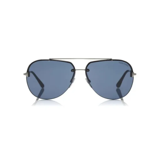 Tom Ford Eyewear Tom Ford - Brad Sunglasses - Pilot Metal Sunglasses - Blue - FT0584 - Sunglasses - - Avvenice^ Sunglasses & Eyewear