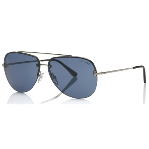 Tom Ford Eyewear Tom Ford - Brad Sunglasses - Pilot Metal Sunglasses - Blue - FT0584 - Sunglasses - - Avvenice^ Sunglasses & Eyewear