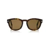 Tom Ford Eyewear Tom Ford - Bryan Sunglasses - Round Acetate Sunglasses - Havana - FT0590 - Sunglasses - - Avvenice^ Sunglasses & Eyewear