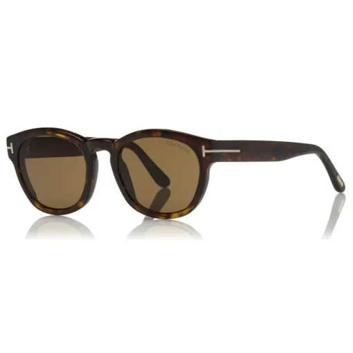 Tom Ford Eyewear Tom Ford - Bryan Sunglasses - Round Acetate Sunglasses - Havana - FT0590 - Sunglasses - - Avvenice^ Sunglasses & Eyewear