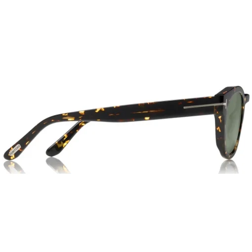 Tom Ford Eyewear Tom Ford - Bryan Sunglasses - Round Acetate Sunglasses - Havana Green - FT0590 - Sunglasses - - Avvenice