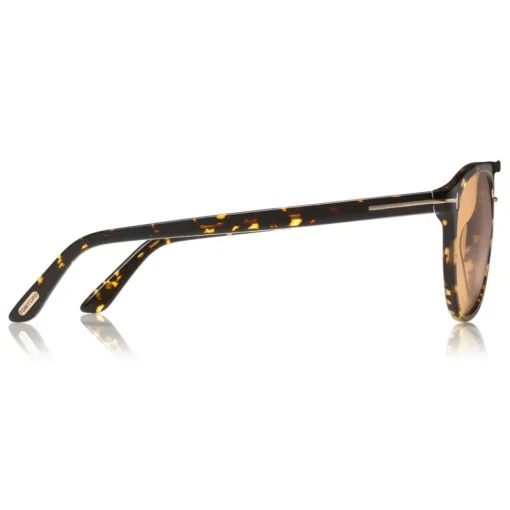 Tom Ford Eyewear Tom Ford - Burton Sunglasses - Soft Squared Acetate Sunglasses - Dark Havana - FT0697 - Sunglasses - - Avvenice^ Sunglasses & Eyewear