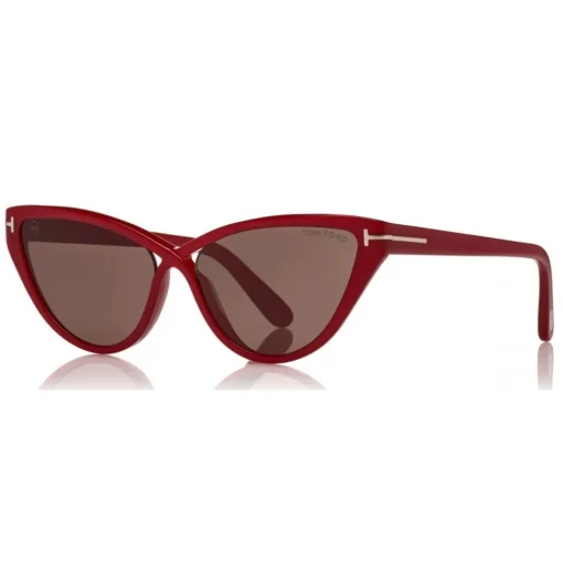 Tom Ford Eyewear Tom Ford - Charlie Sunglasses - Cat-Eye Acetate Sunglasses - Red - FT0740 - Sunglasses - - Avvenice^ Sunglasses & Eyewear