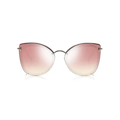 Tom Ford Eyewear Tom Ford - Charlotte Sunglasses - Butterfly Acetate Sunglasses - Havana Pink - FT0657 - Sunglasses - - Avvenice