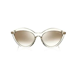 Tom Ford Eyewear Tom Ford - Chloe Sunglasses - Cat-Eye Acetate Sunglasses - Grey Peach - FT0663 - Sunglasses - - Avvenice