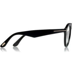 Tom Ford Eyewear Tom Ford - Christopher Optical Glasses - Round Acetate Glasses - Black - FT0633-O - Optical Glasses - - Avvenice^ Sunglasses & Eyewear