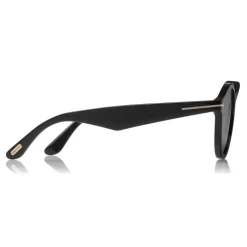 Tom Ford Eyewear Tom Ford - Christopher Sunglasses - Round Acetate Sunglasses - Black - FT0633 - Sunglasses - - Avvenice
