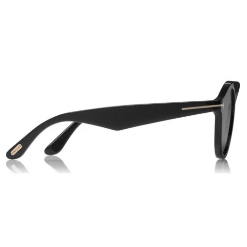 Tom Ford Eyewear Tom Ford - Christopher Sunglasses - Round Acetate Sunglasses - Black - FT0633 - Sunglasses - - Avvenice