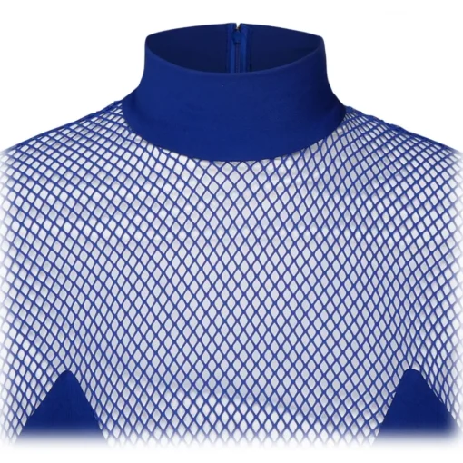 Tom Ford - Cobalt Blue Illusion Mesh Panel Mini Dress - Exclusive Luxury Collection - Avvenice^ Dresses