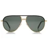 Tom Ford Eyewear Tom Ford - Cole Aviator Polarized Sunglasses - Aviator Sunglasses - Shiny Black - FT0285P - Sunglasses - - Avvenice^ Sunglasses & Eyewear