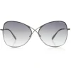Tom Ford Eyewear Tom Ford - Colette Butterfly Sunglasses - Butterfly Metal Sunglasses - Gunmetal - FT0250 - Sunglasses - - Avvenice