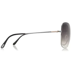 Tom Ford Eyewear Tom Ford - Colette Butterfly Sunglasses - Butterfly Metal Sunglasses - Gunmetal - FT0250 - Sunglasses - - Avvenice