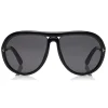 Tom Ford Eyewear Tom Ford - Cybil Sunglasses - Round Acetate Sunglasses - Black - FT0768 - Sunglasses - - Avvenice^ Sunglasses & Eyewear