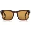 Tom Ford Eyewear Tom Ford - Dax Sunglasses - Square Acetate Sunglasses - Olive - FT0751 - Sunglasses - - Avvenice^ Sunglasses & Eyewear