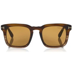 Tom Ford Eyewear Tom Ford - Dax Sunglasses - Square Acetate Sunglasses - Olive - FT0751 - Sunglasses - - Avvenice^ Sunglasses & Eyewear