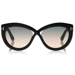 Tom Ford Eyewear Tom Ford - Diane Sunglasses - Cat-Eye Acetate Sunglasses - Black - FT0577 - Sunglasses - - Avvenice^ Sunglasses & Eyewear