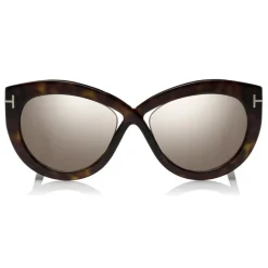Tom Ford Eyewear Tom Ford - Diane Sunglasses - Cat-Eye Acetate Sunglasses - Havana - FT0577 - Sunglasses - - Avvenice