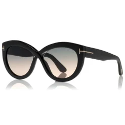 Tom Ford Eyewear Tom Ford - Diane Sunglasses - Cat-Eye Acetate Sunglasses - Black - FT0577 - Sunglasses - - Avvenice^ Sunglasses & Eyewear
