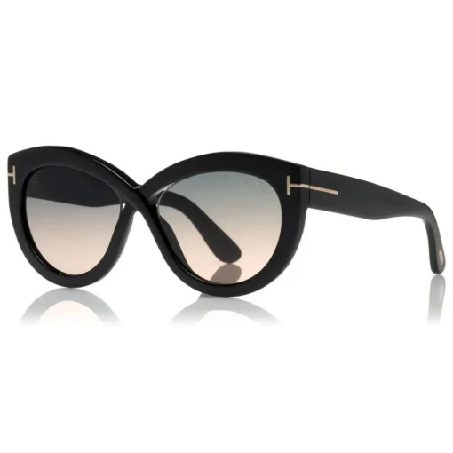 Tom Ford Eyewear Tom Ford - Diane Sunglasses - Cat-Eye Acetate Sunglasses - Black - FT0577 - Sunglasses - - Avvenice^ Sunglasses & Eyewear