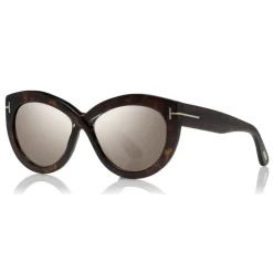 Tom Ford Eyewear Tom Ford - Diane Sunglasses - Cat-Eye Acetate Sunglasses - Havana - FT0577 - Sunglasses - - Avvenice
