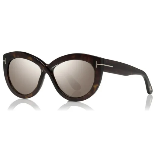 Tom Ford Eyewear Tom Ford - Diane Sunglasses - Cat-Eye Acetate Sunglasses - Havana - FT0577 - Sunglasses - - Avvenice