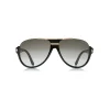 Tom Ford Eyewear Tom Ford - Dimitry Sunglasses - Vintage Aviator Sunglasses - Shiny Black   - FT0334 - Sunglasses - - Avvenice