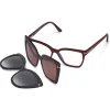 Tom Ford Eyewear Tom Ford - Double Clip On Optical Glasses - Butterfly Optical Glasses - Red - FT5641-B - Optical Glasses - - Avvenice