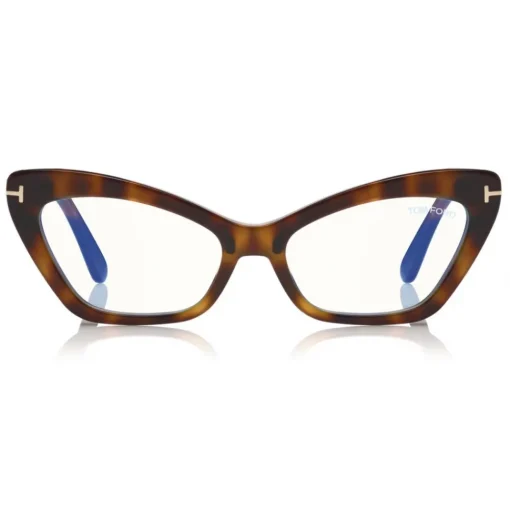 Tom Ford Eyewear Tom Ford - Double Clip On Optical Glasses - Butterfly Optical Glasses - Havana - FT5643-B - Optical Glasses - - Avvenice^ Sunglasses & Eyewear